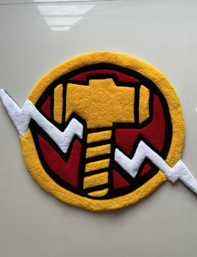 Bespoke Custom Handmade Tufted Logo Rug